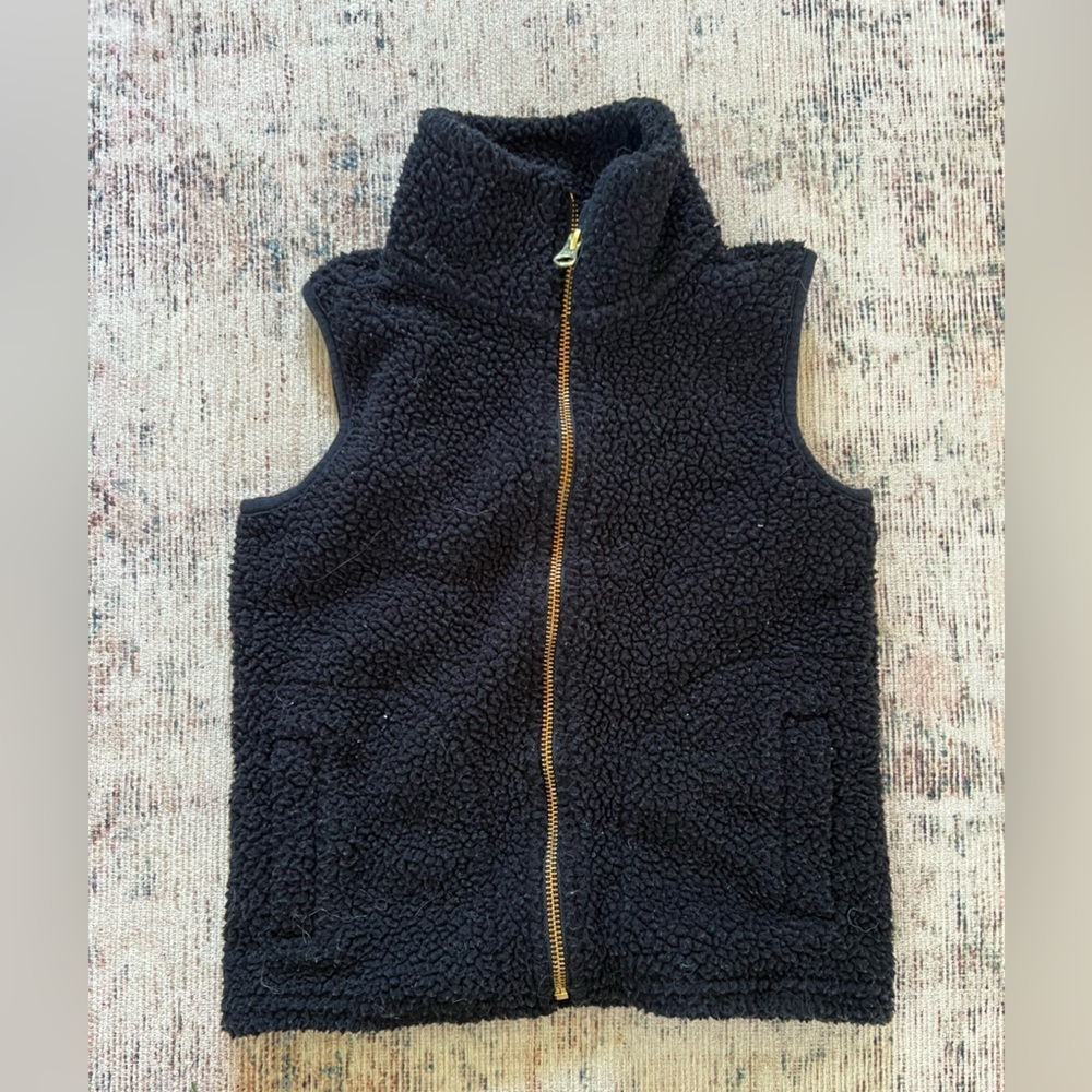 Old Navy Kids Black Fleece Vest xs - Picture 1 of 3